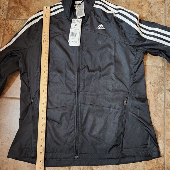 Adidas Marathon Jacket – Women’s Medium, Black, NWT, Water Repellent - Picture 4 of 8